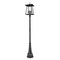 Z-Lite Rainer 6 Light Outdoor Post Mounted Fixture, 17.5in. W x 113.5in. H, Black 5015PHXXLR-564P-BK - alternate 1